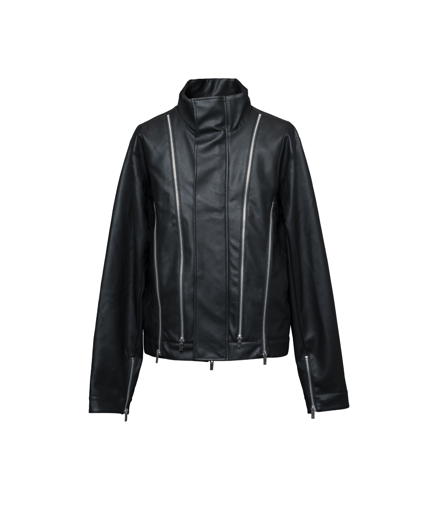 Leather Zipped Jacket – Jent Louis Leather Zipped Jacket – Jent Louis