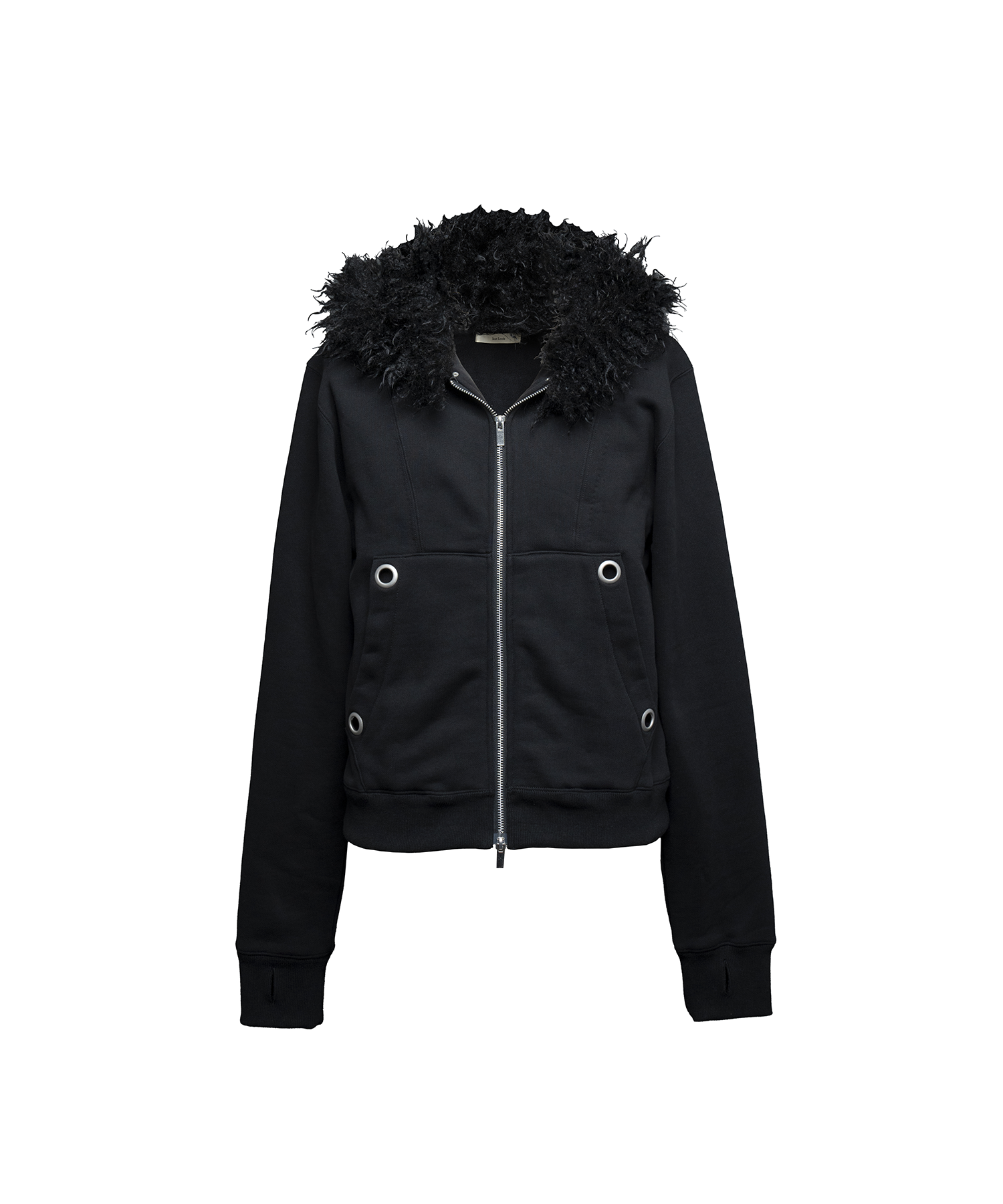 Fur Hood Zip Hoodie – Jent Louis Fur Hood Zip Hoodie – Jent Louis