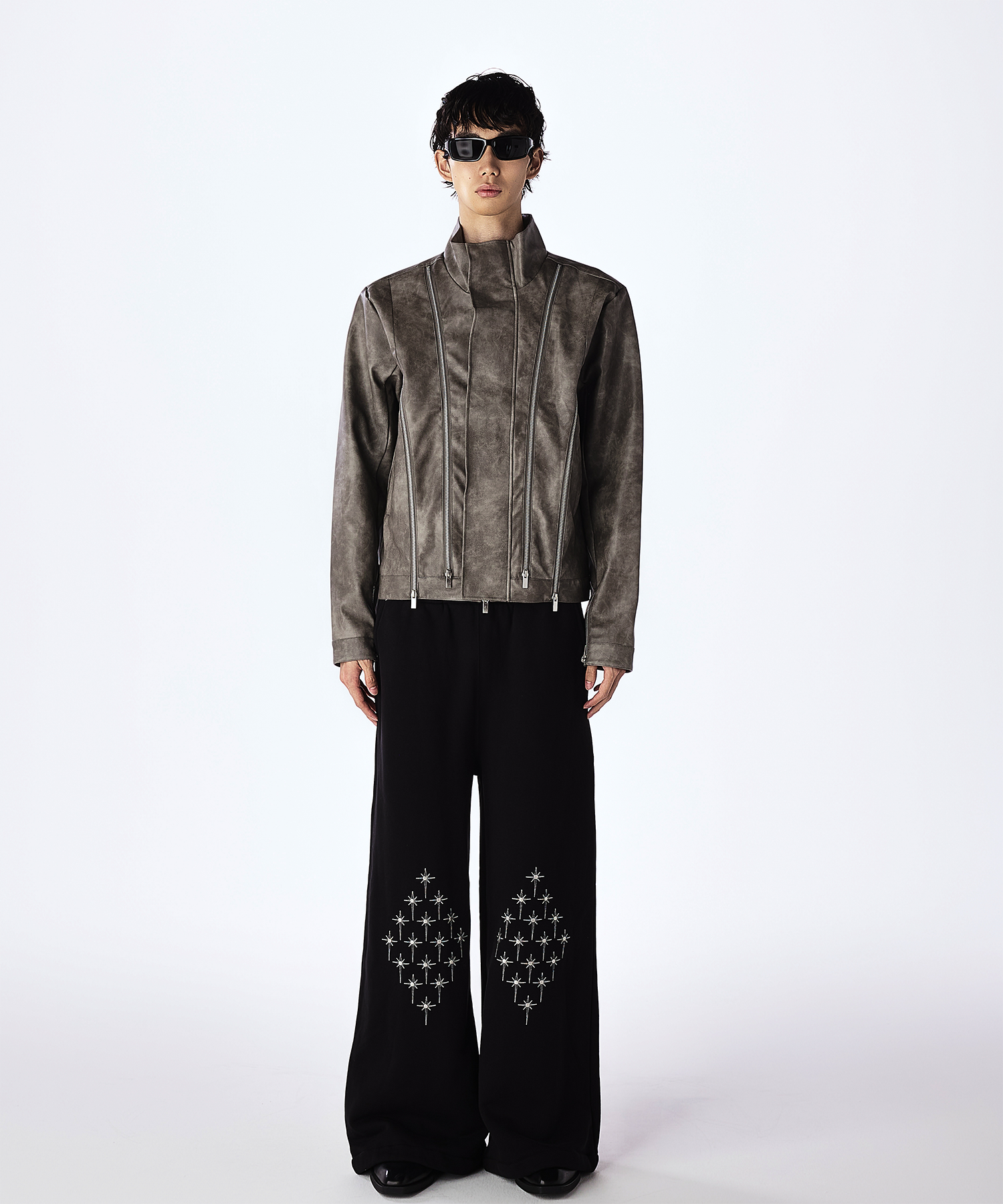 Leather Zipped Jacket – Jent Louis Leather Zipped Jacket – Jent Louis