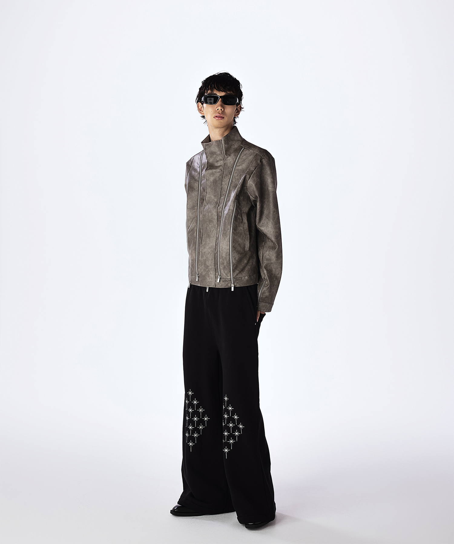 Leather Zipped Jacket – Jent Louis Leather Zipped Jacket – Jent Louis