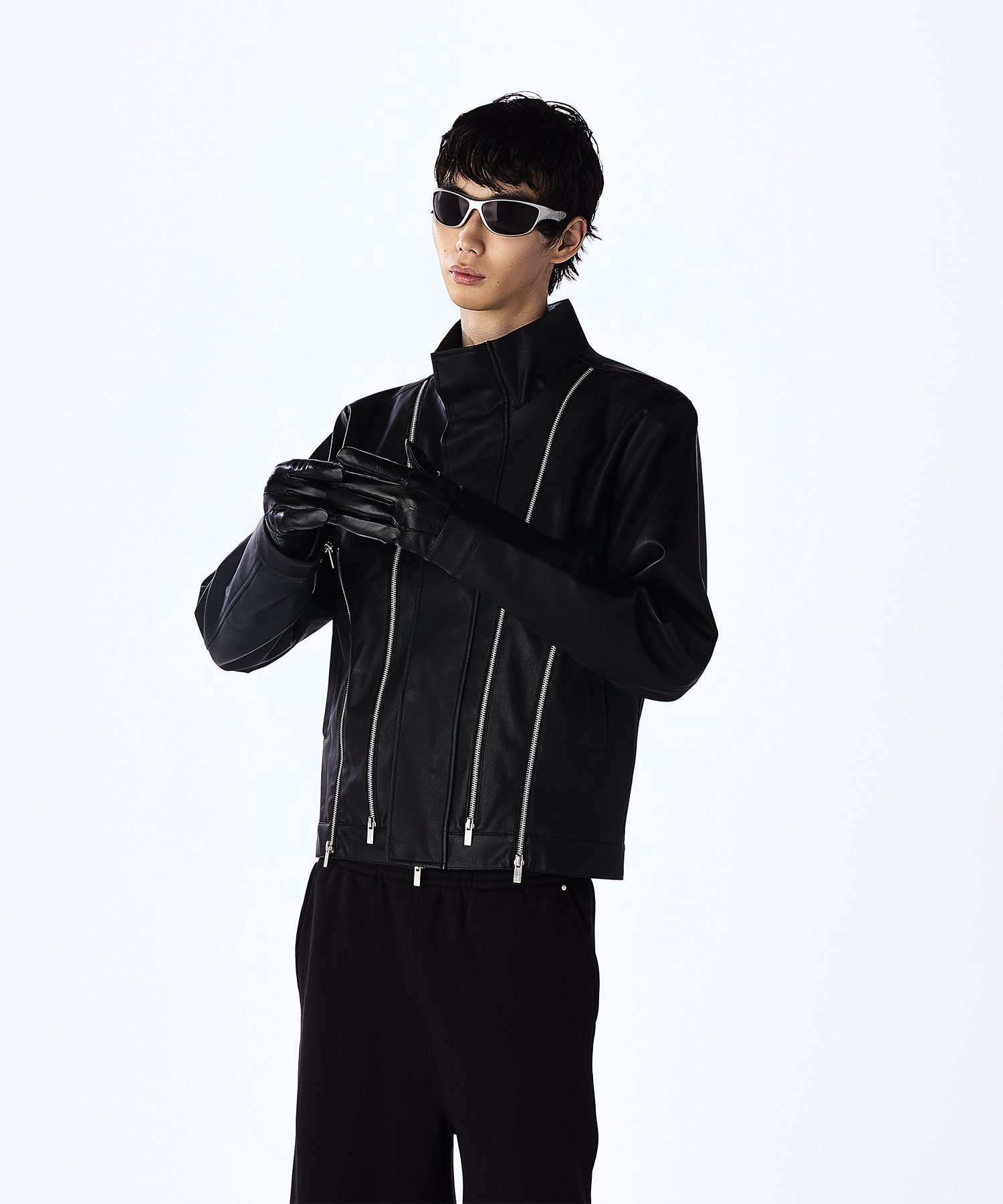 Leather Zipped Jacket – Jent Louis Leather Zipped Jacket – Jent Louis
