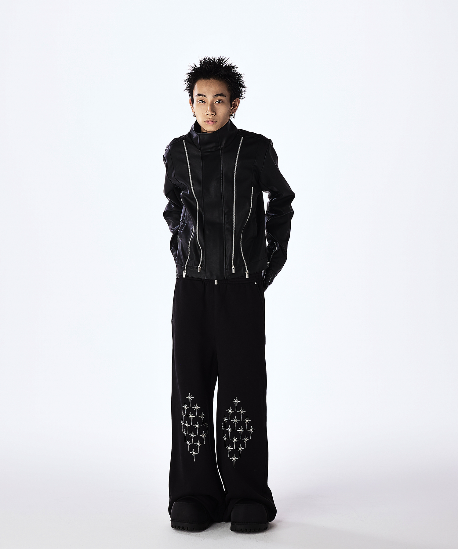 Leather Zipped Jacket – Jent Louis Leather Zipped Jacket – Jent Louis