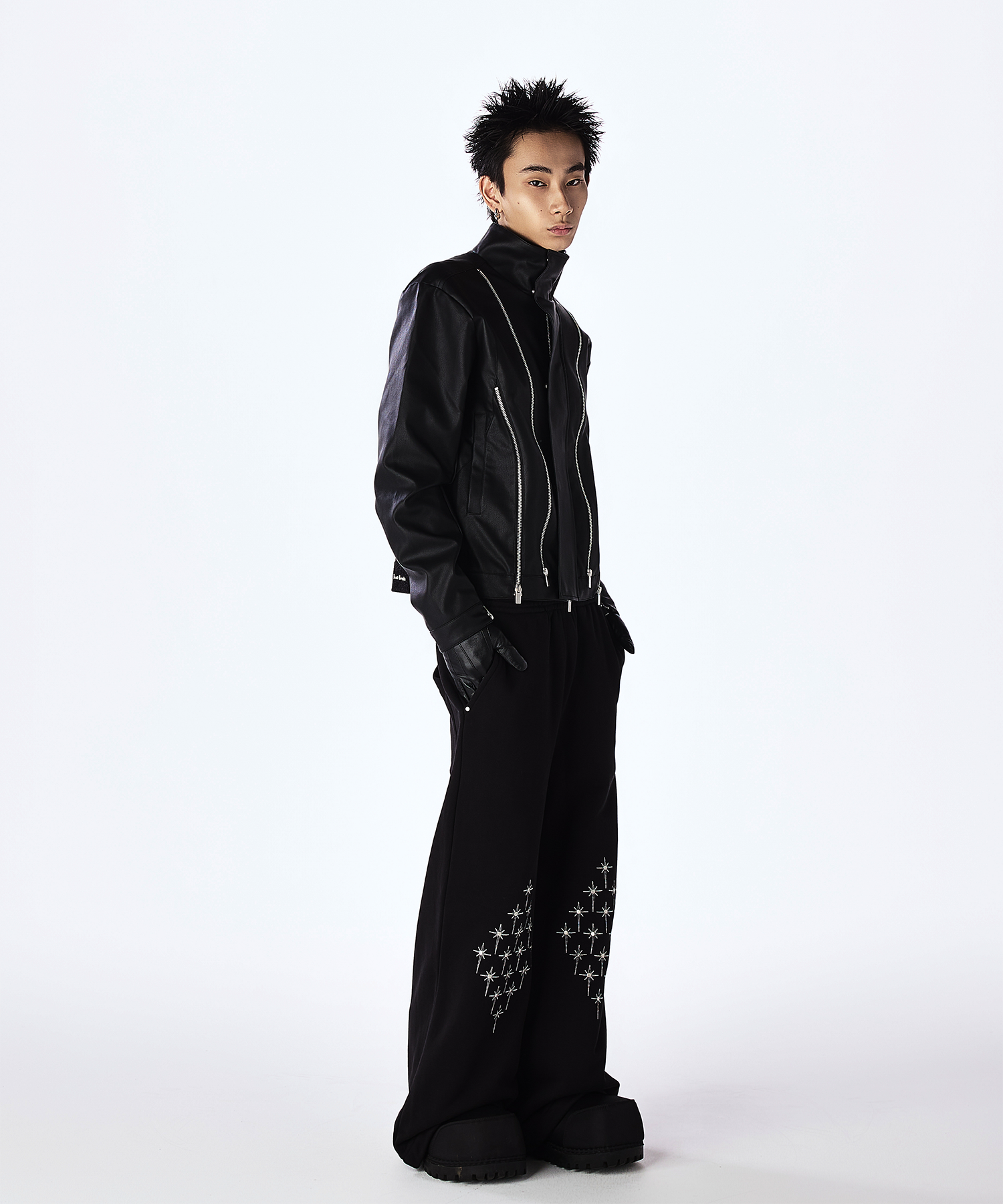 Leather Zipped Jacket – Jent Louis Leather Zipped Jacket – Jent Louis