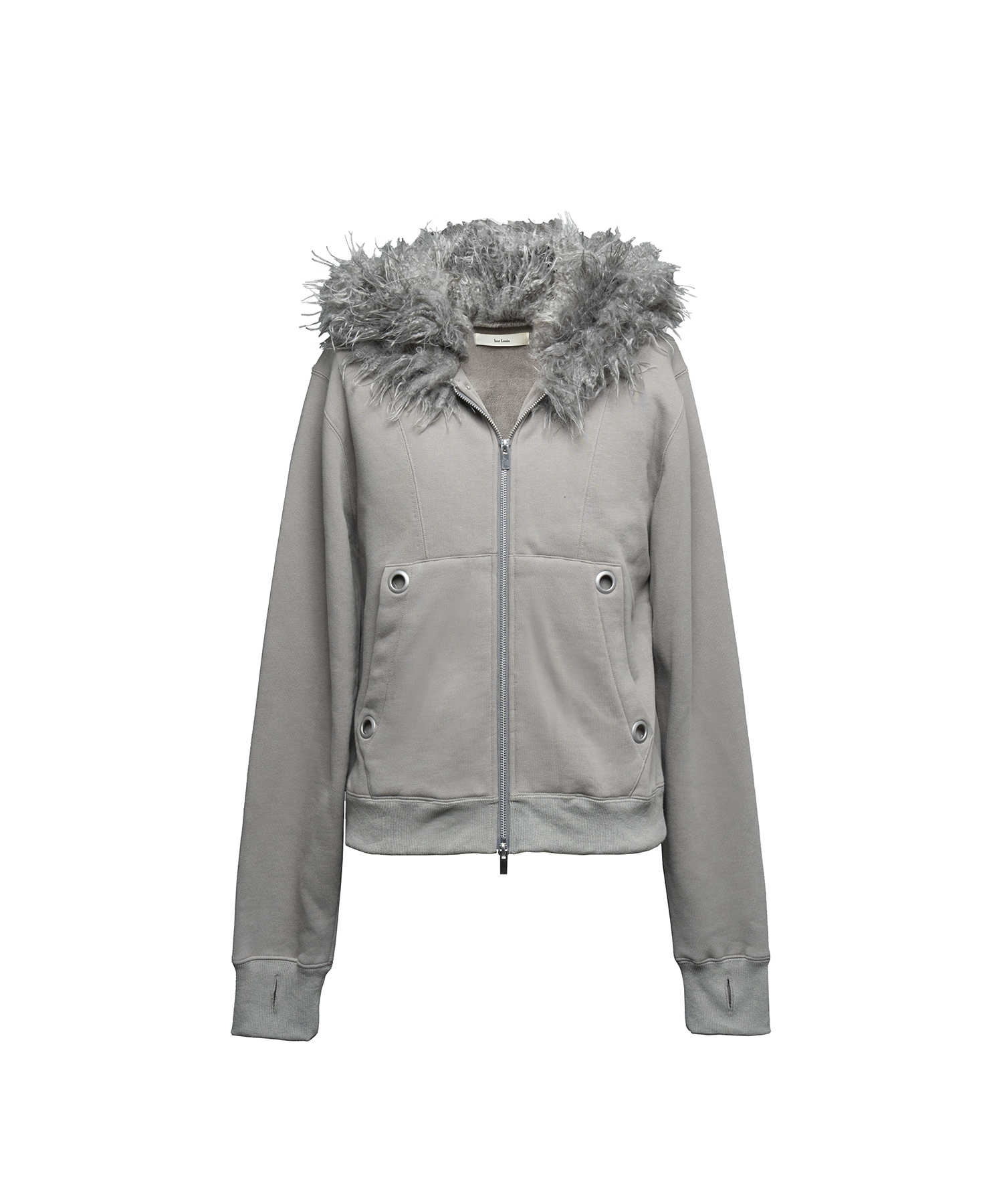 Fur Hood Zip Hoodie – Jent Louis Fur Hood Zip Hoodie – Jent Louis