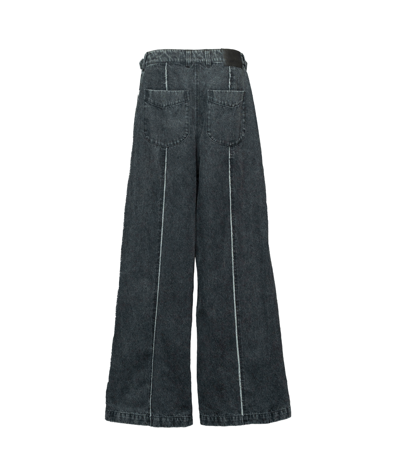 Zipped-Slit Baggy Denim – Jent Louis Zipped-Slit Baggy Denim – Jent Louis