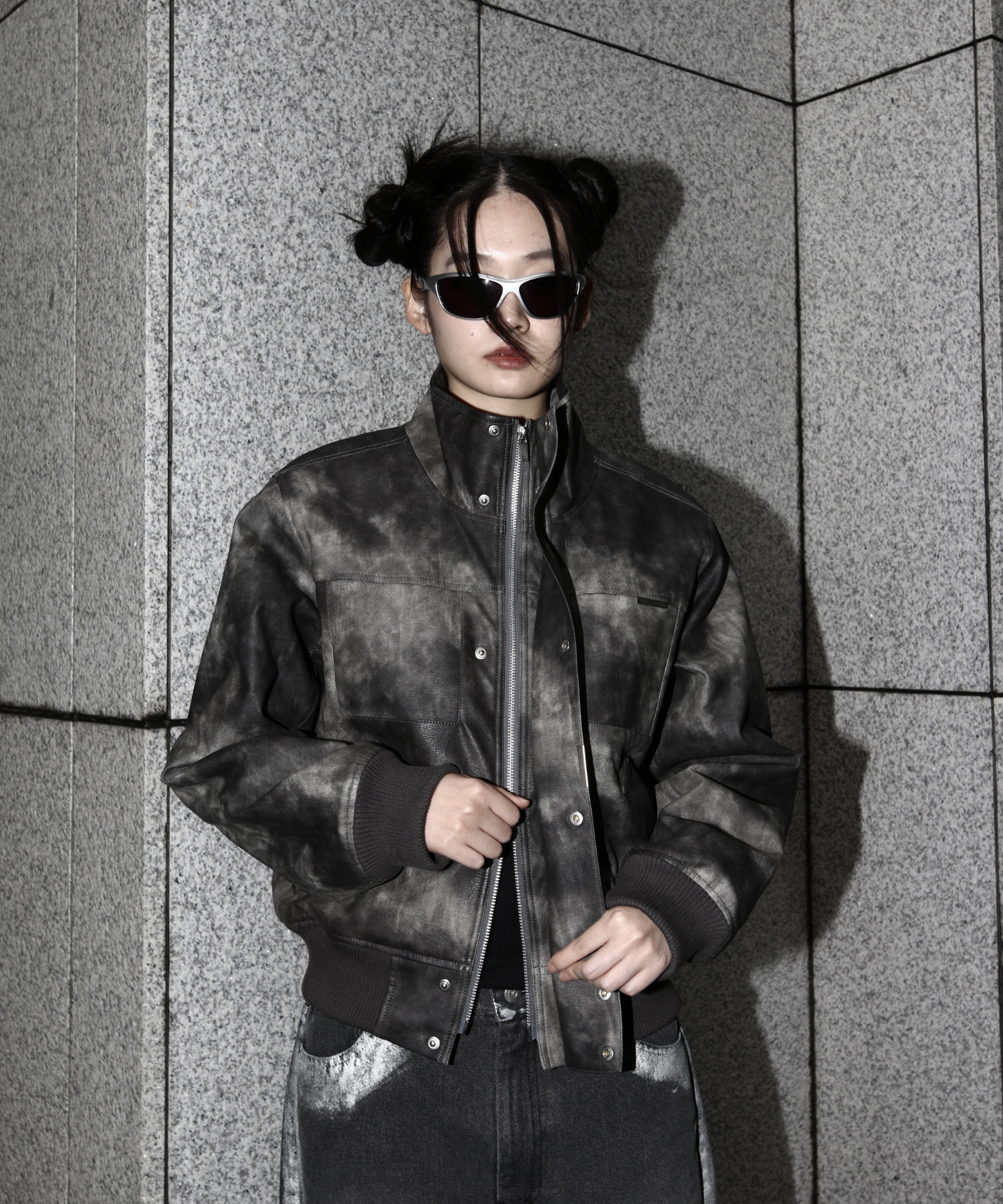ジャケット・アウター Jentlouis Padded Stand Collar Blouson Padded ジャケット・アウター Jentlouis Padded Stand Collar Blouson Padded