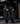 Coated Distressed Flare Pants